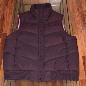 GAP Snap Front Puffer Down Vest